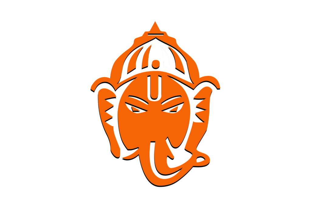 Ganesh ji Logo Orange