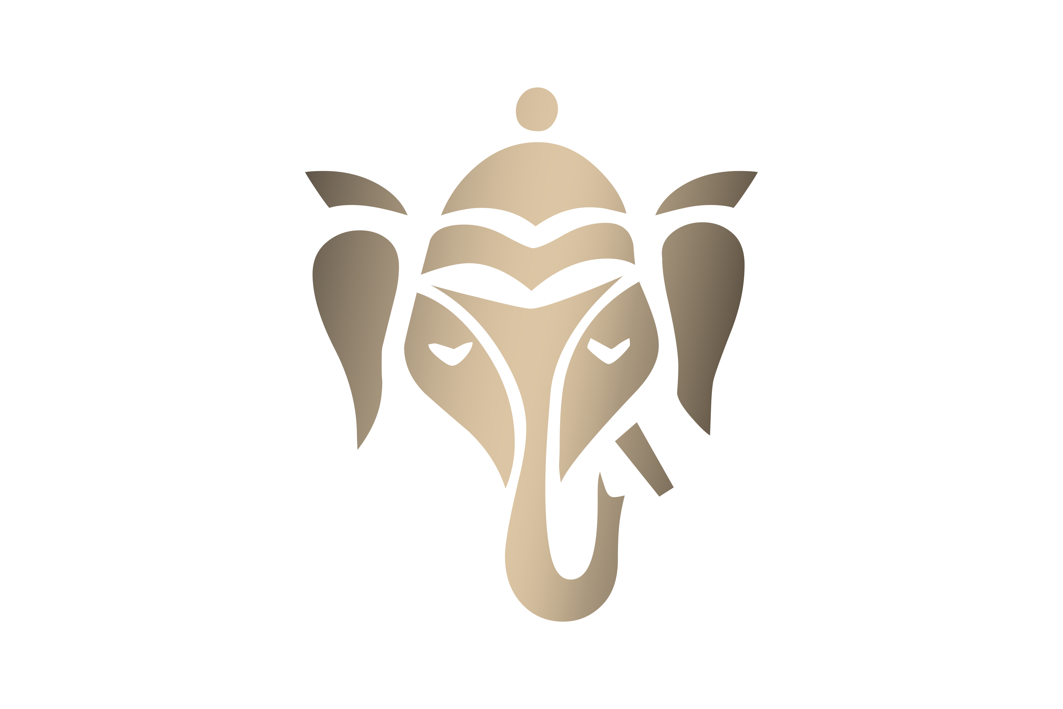 Ganesh ji golden black Logo PNG