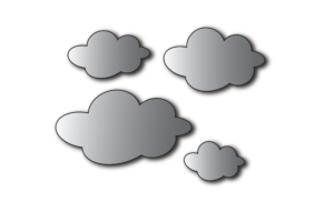 Gray clouds PNG