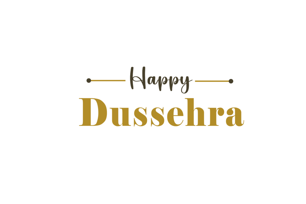 Happy Dussehra text png