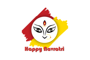 Happy Navratri Durga Puja Clipart Hd PNG