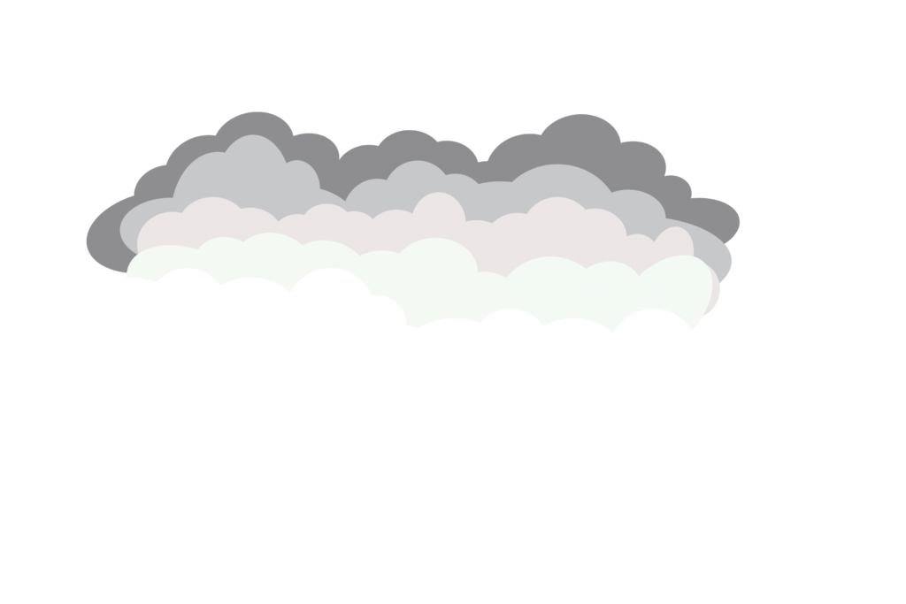 Multi layer clouds PNG Vector