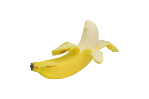 Single Banana Peeled PNG