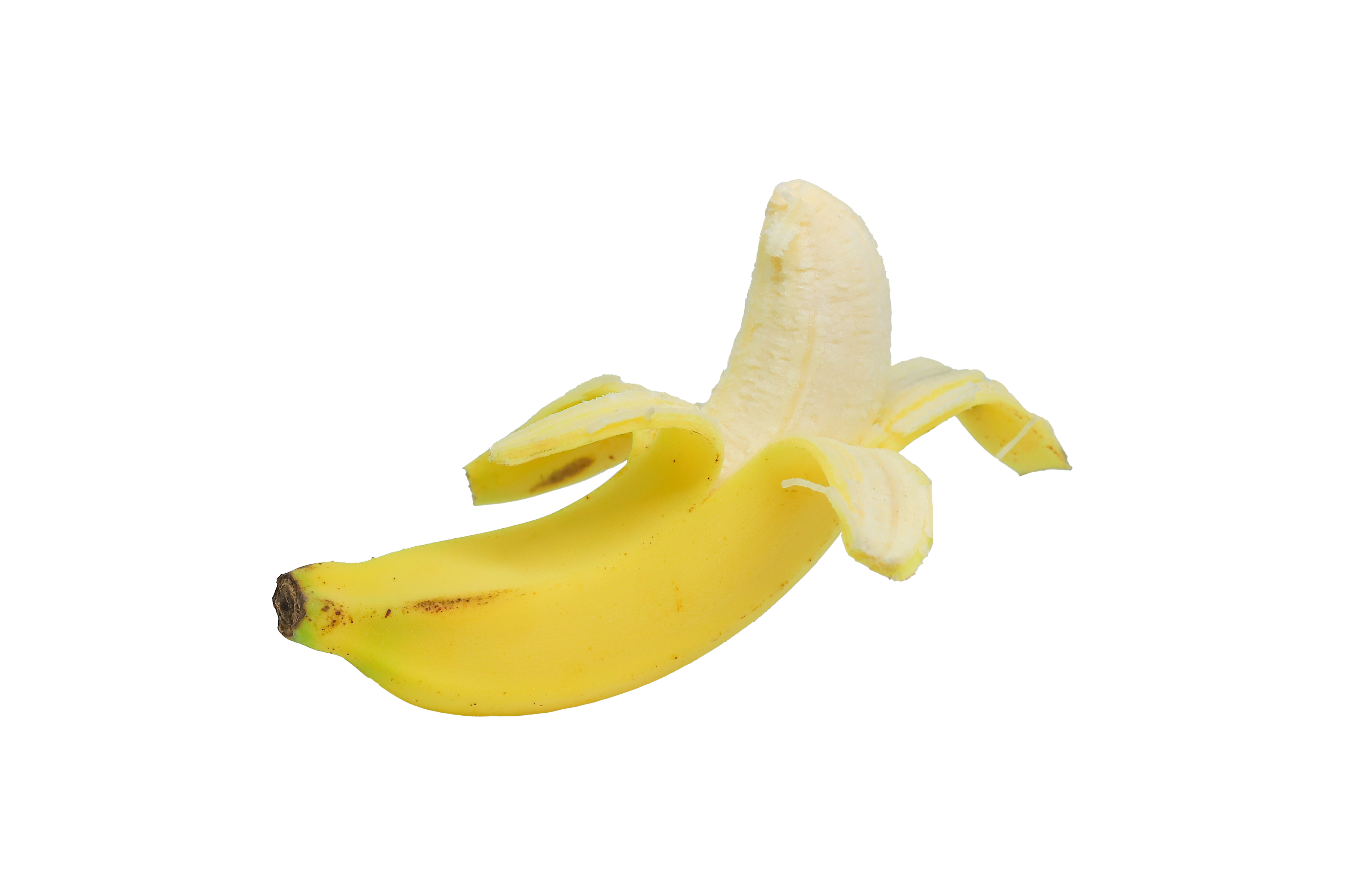 Single Banana Peeled PNG