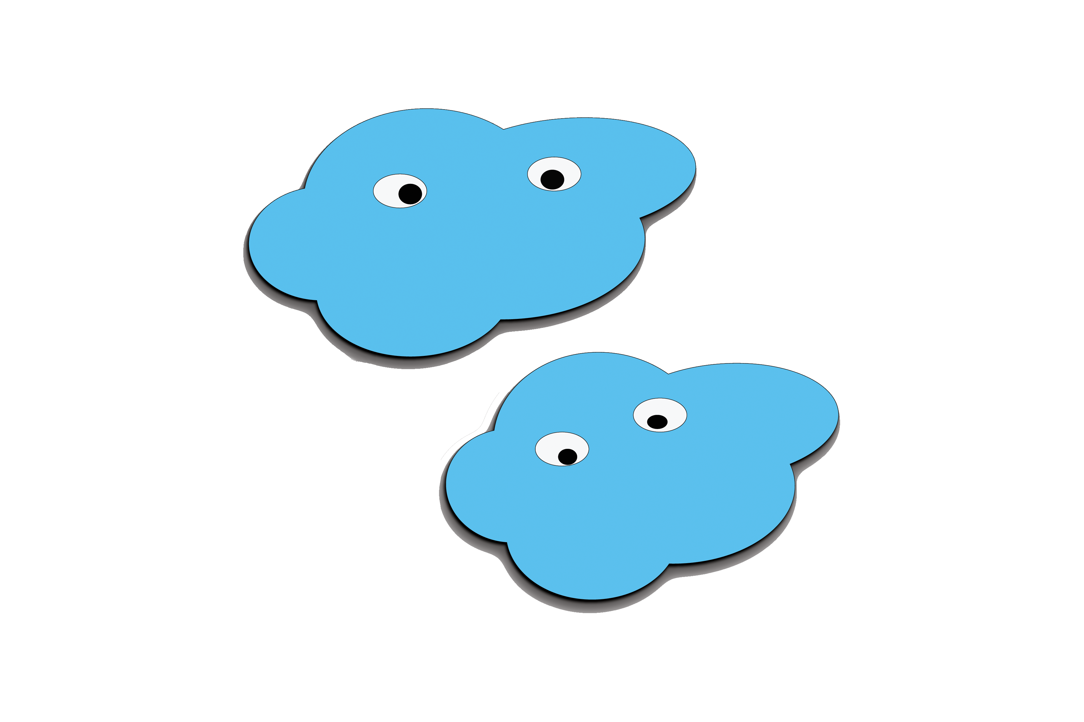 cartoon Blue sky Clouds PNG clipart