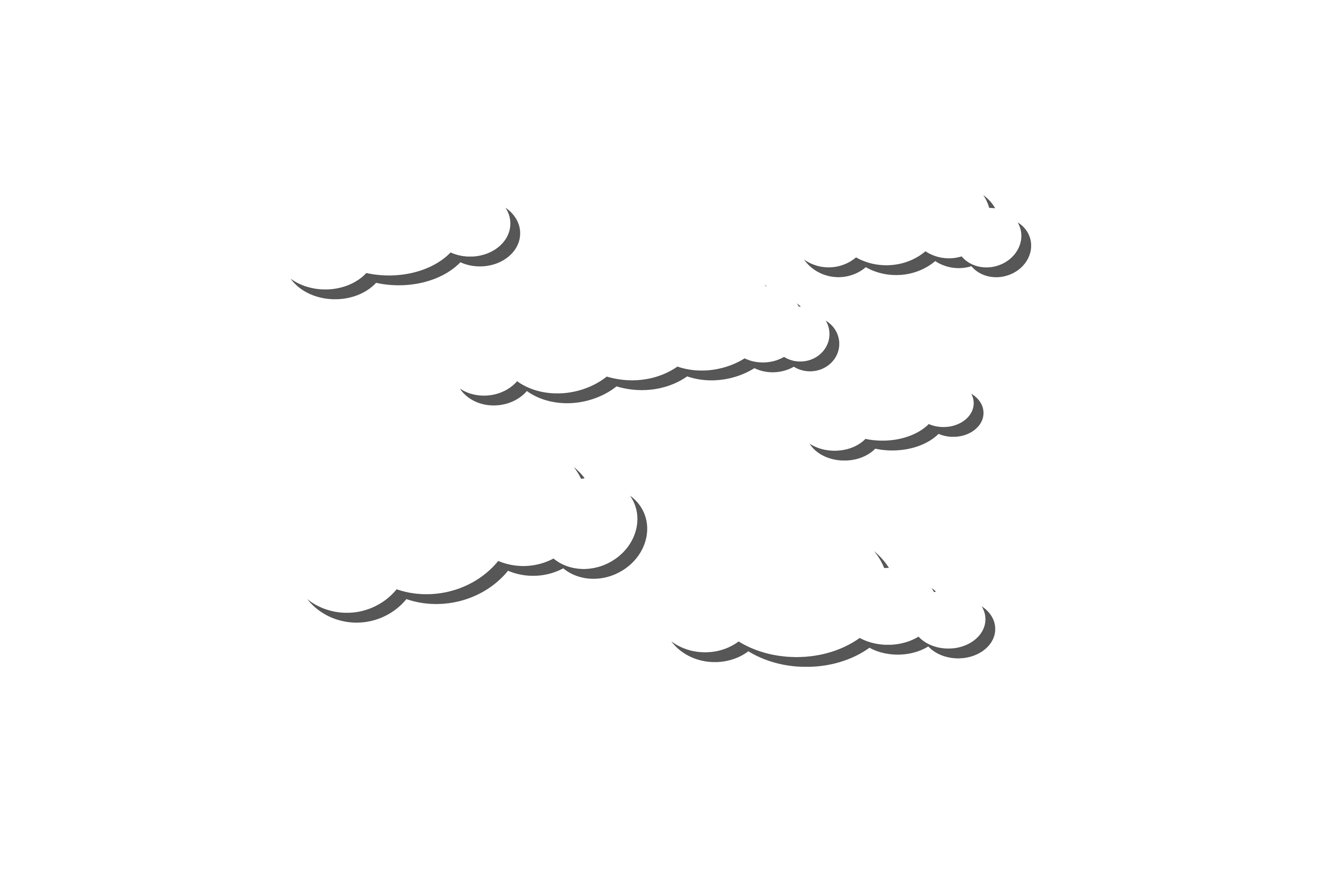 clouds vector image free download