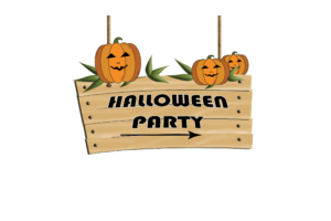 Happy Halloween Day party board png free download