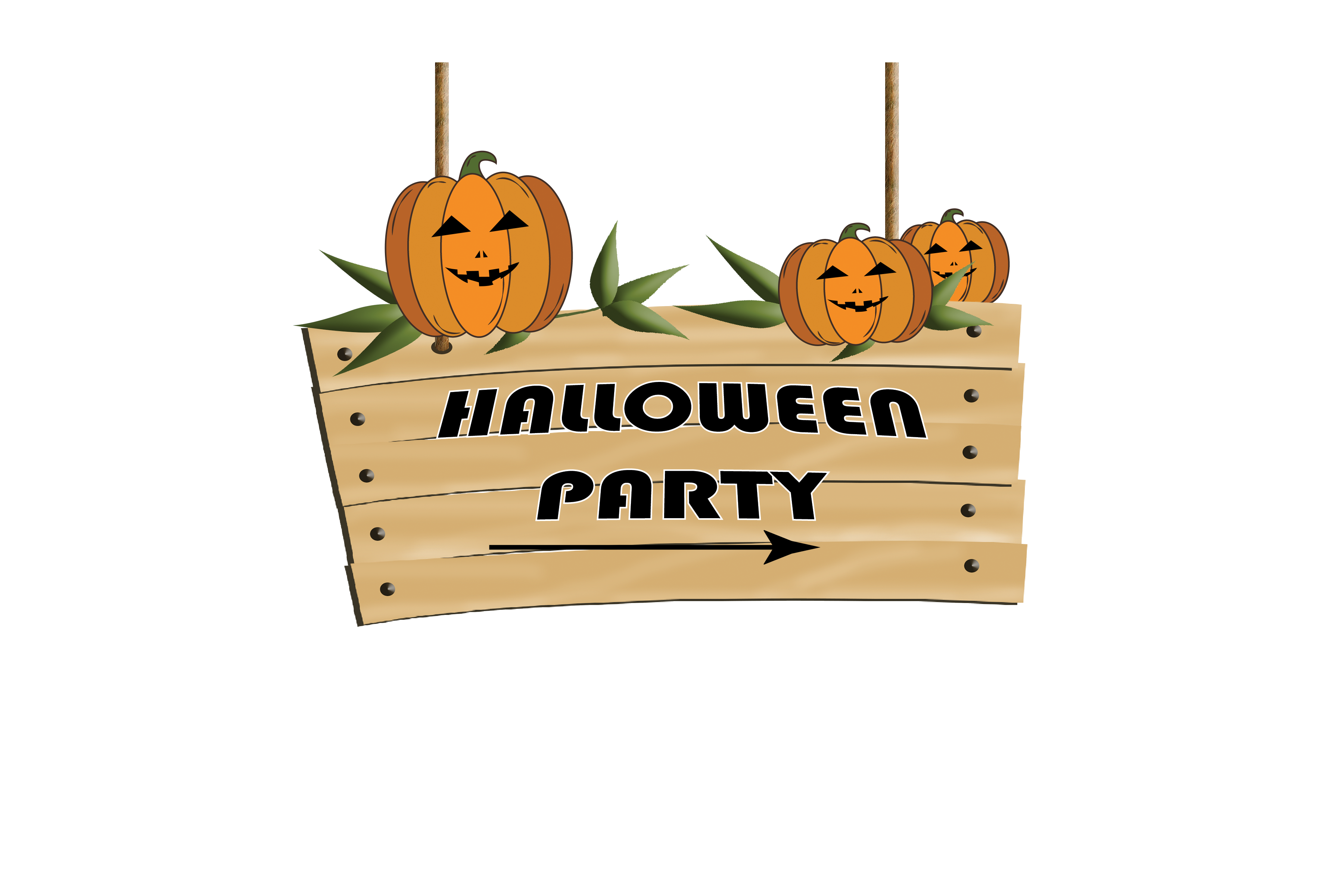 Happy Halloween Day party board png free download