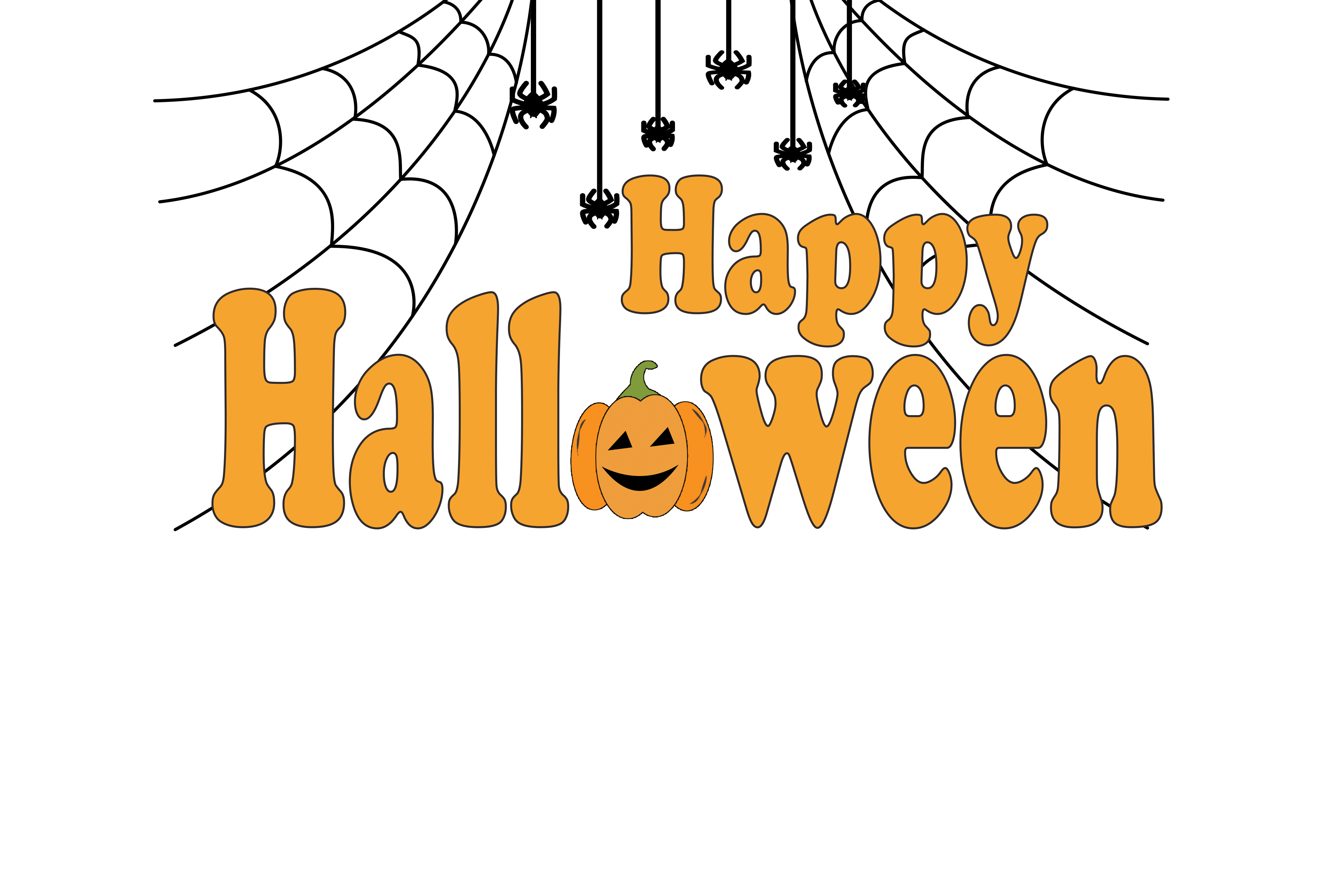 Happy Halloween PNG Vector image