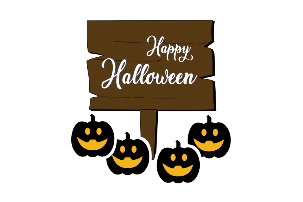 Happy Halloween party board png