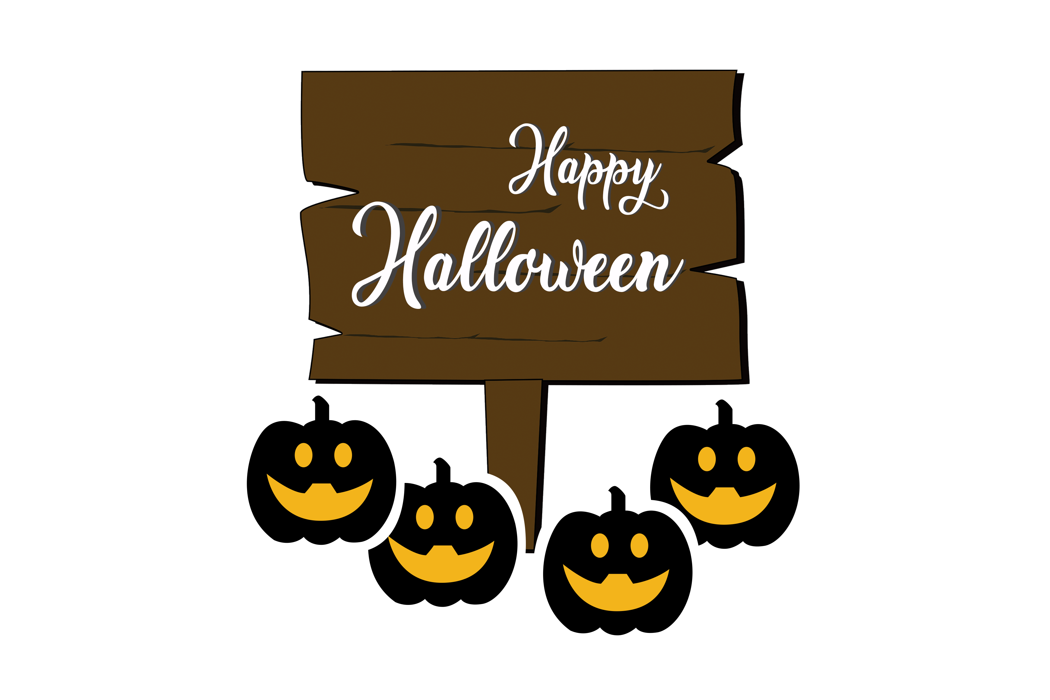 Happy Halloween party board png