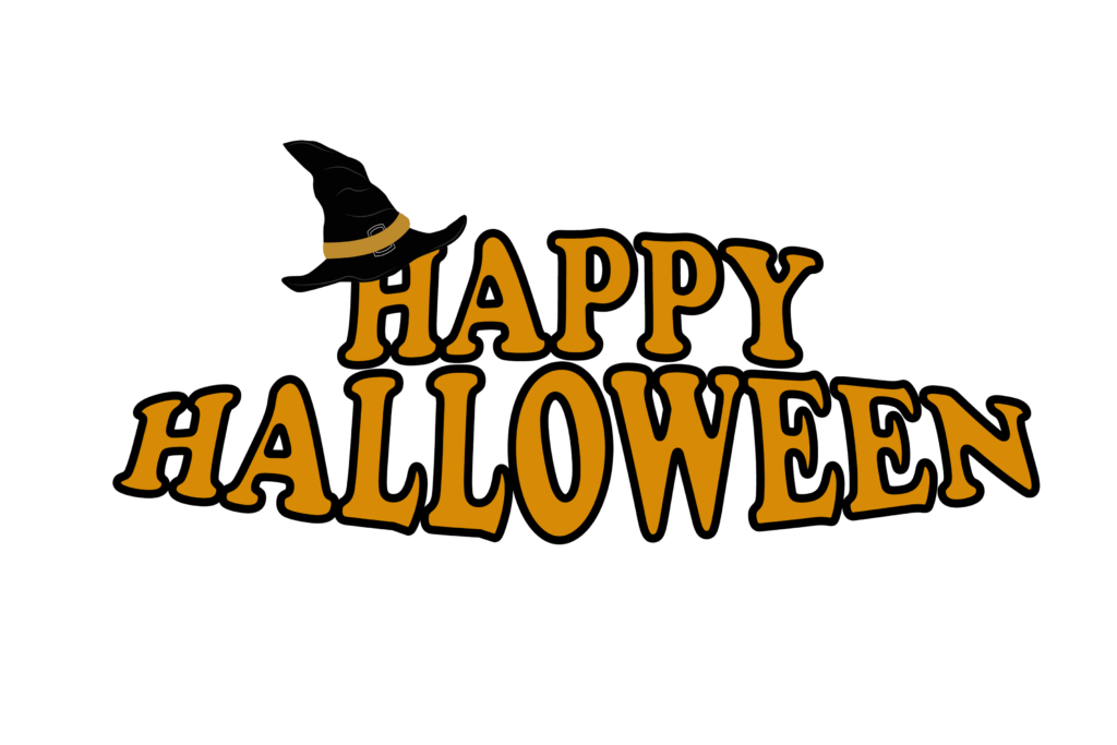 Happy Halloween text png