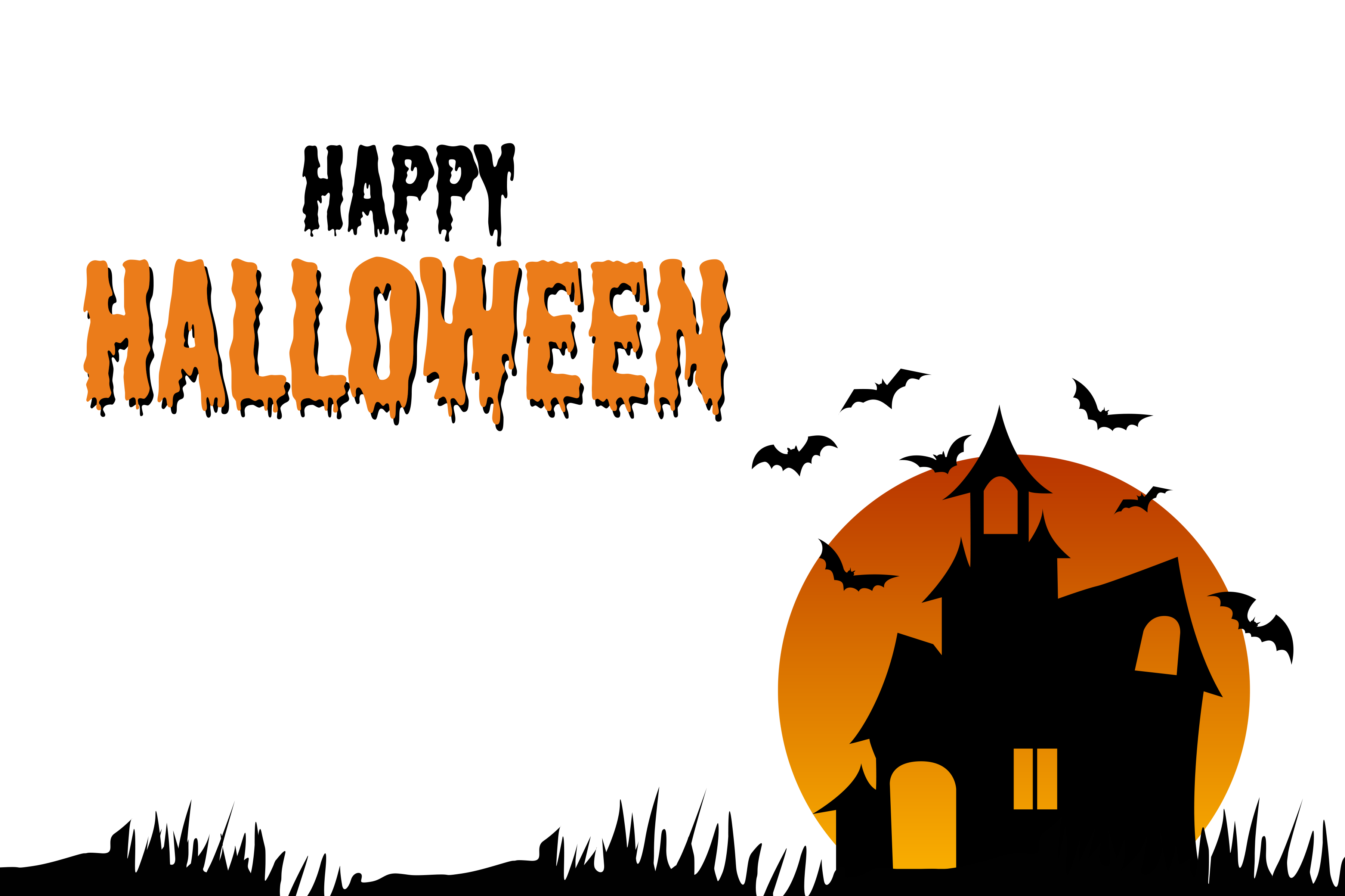 creative happy halloween vector image free download